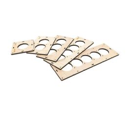 Установочная коробка с шаблон для сверления