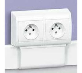 Коробка установочная для плинтусного кабель-канала