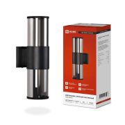 Светильник НБУ SMOKY-2хA60-BL E27 IP65 уличный настен. двусторон. под лампу 2хA60 алюм. черн. IN HOME 4690612052908