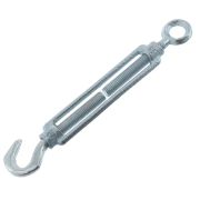 Талреп крюк-кольцо 6мм DIN 1480 перфорир. подвес оцинк. СТРОЙМЕТИЗ UTORM4110022