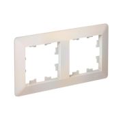 Рамка 2-м AtlasDesign Air жемчуж./дым. бел. SE ATN220402