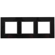 Рамка 3-м 14-5103-05 стекло Elegance черный+антрацит ЭРА Б0034510