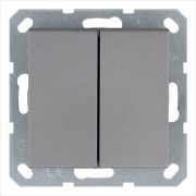 Переключатель перекрестный 2-кл. 10А IP20 механизм алюм. Jasmart G3014S