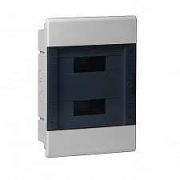 Щиток СП Тусо 24мод. с прозр. двер. 415х299х103мм сер. Рувинил 68124СП