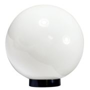 Светильник НТУ 06-100-01 «Шар» 400 Б 100Вт E27 IP55 опал ПММА /корпус плоск. черн. (инд. упак.) Элетех 1030480231