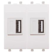 Устройство зарядное USB 2мод. 2.1А Avanti «Белое облако» DKC 4400542