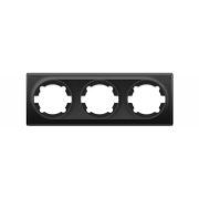 Рамка 3-м Florence черн. 1E52301303 OneKeyElectro 2172830