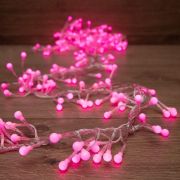 Гирлянда светодиодная «Мишура LED» 3м 288LED роз. 18Вт 220-240В IP20 провод ПВХ прозр. Neon-Night 303-607