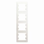 Рамка 4-м Glossa вертикал. перламутр SE GSL000608